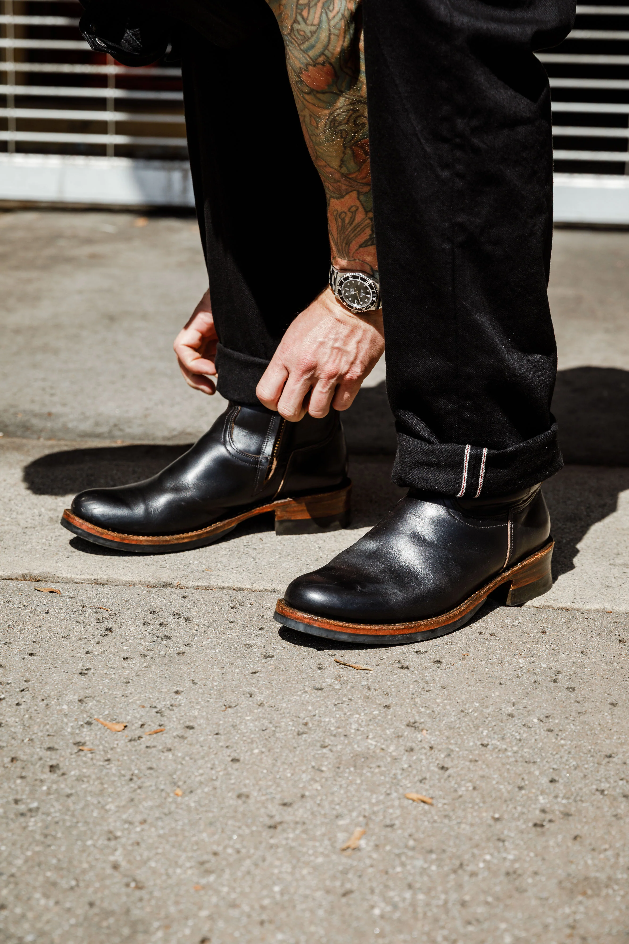 3sixteen - CS⁠-⁠222x Classic Straight ⁠-⁠ 12.5oz Lightweight Double Black Selvedge - Image 8