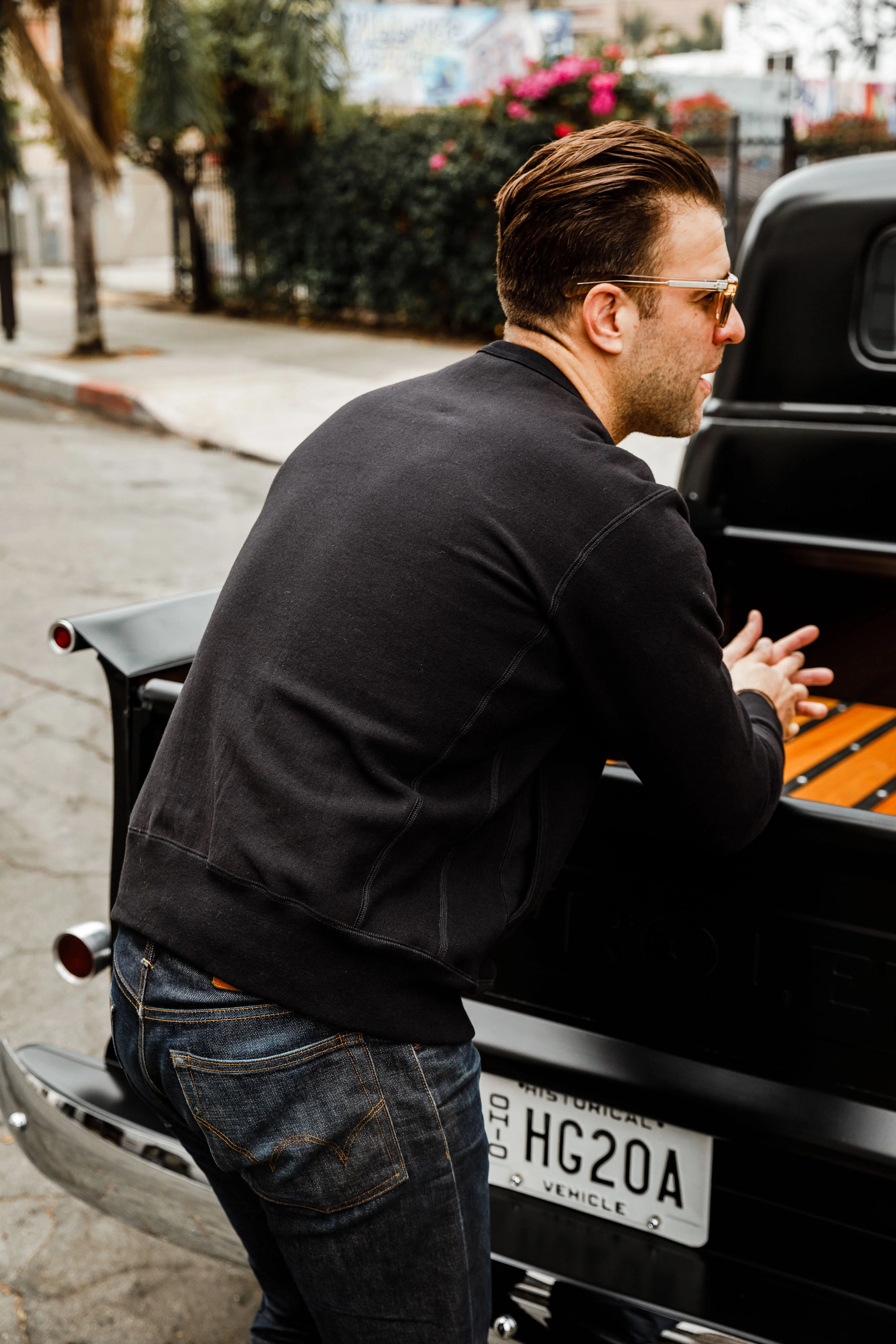 3sixteen - Heavyweight Crewneck - Black - Image 5