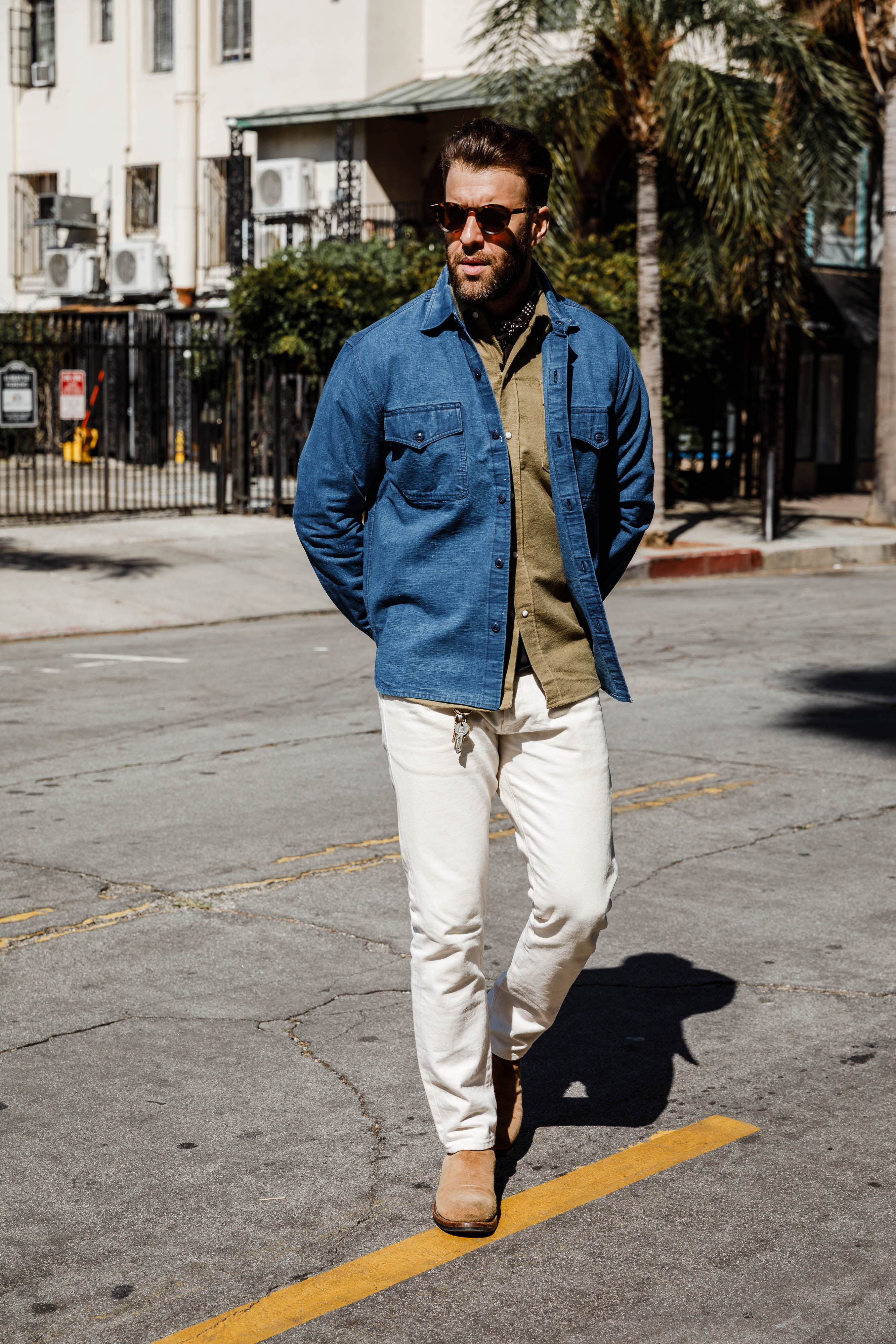 3sixteen - USN Overshirt - Stonewashed Indigo Canvas - Image 4