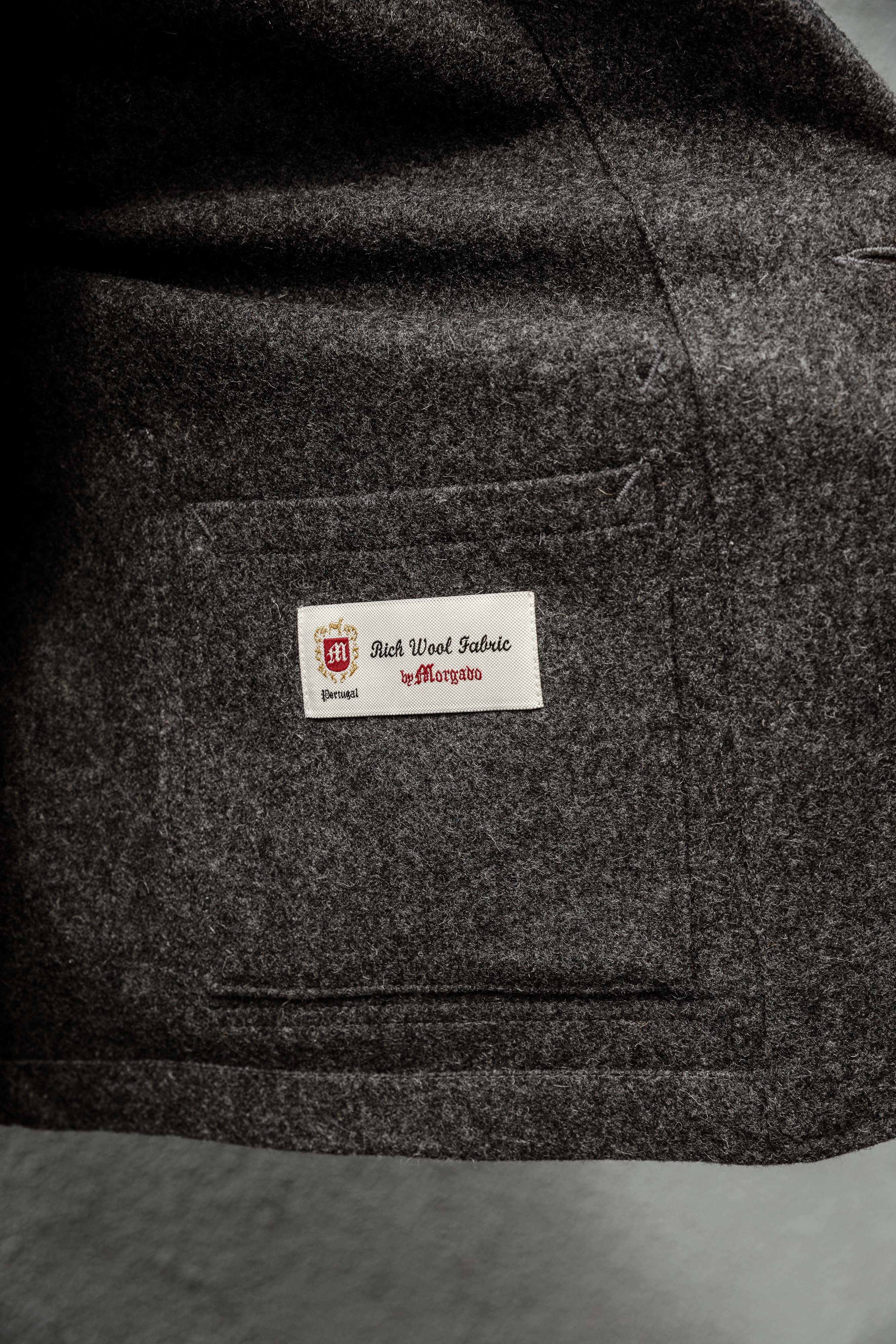 3sixteen - Work Blazer Grey - Melton Wool - Image 10