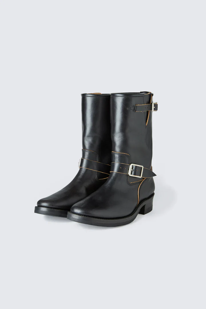 Addict Clothes - Horsebutt Engineer Boot - Black
