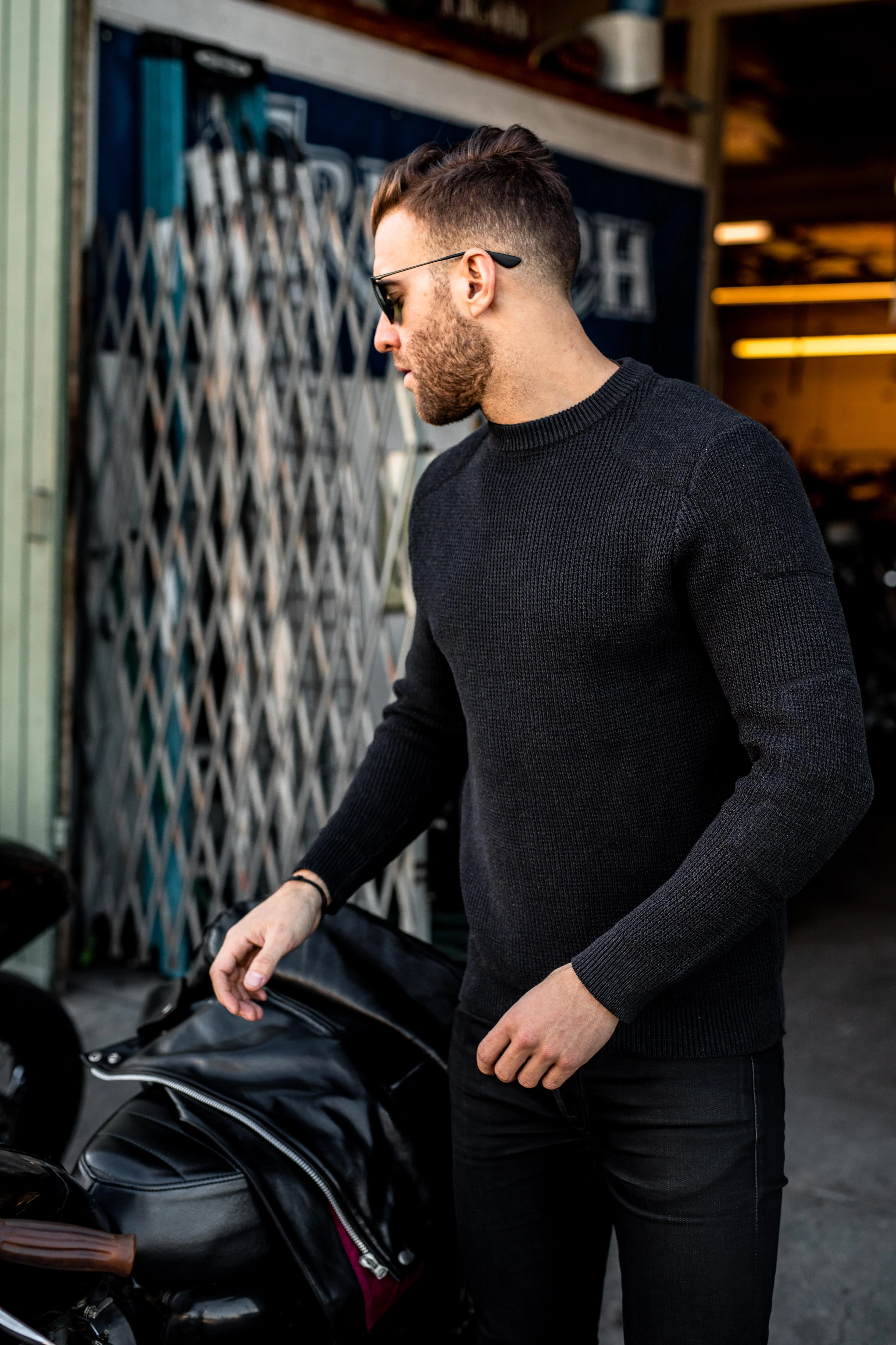 ADDICT Clothes - Riders Sweater - Black - Image 2