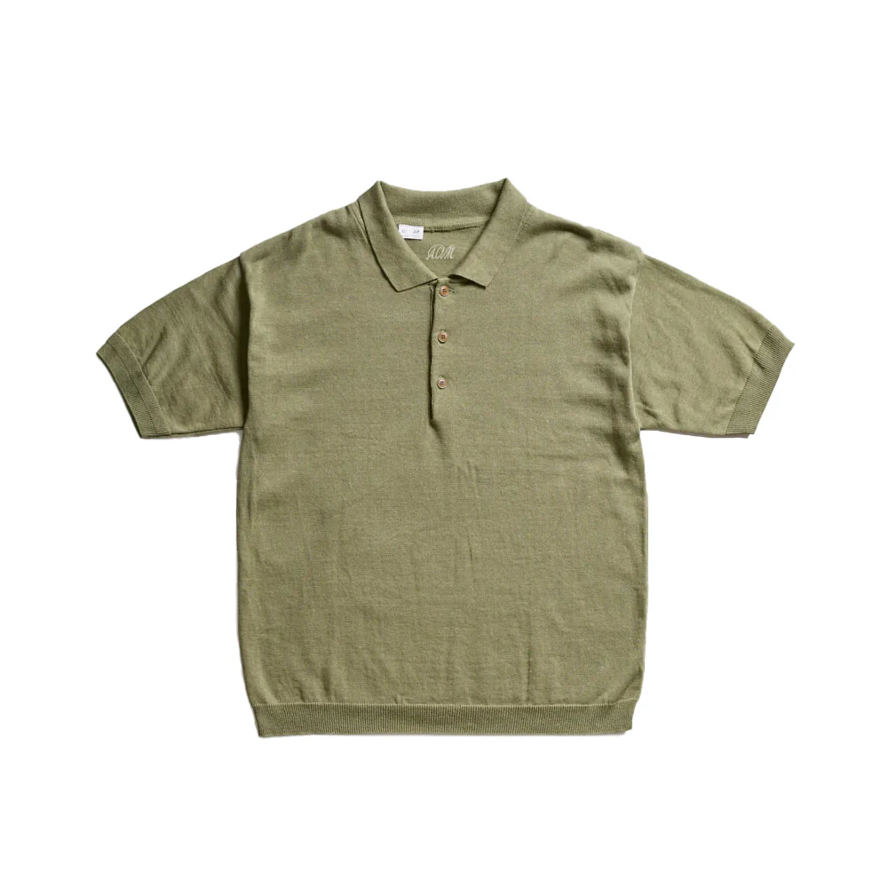 Addict Clothes - Short Sleeve Polo - Faded Green