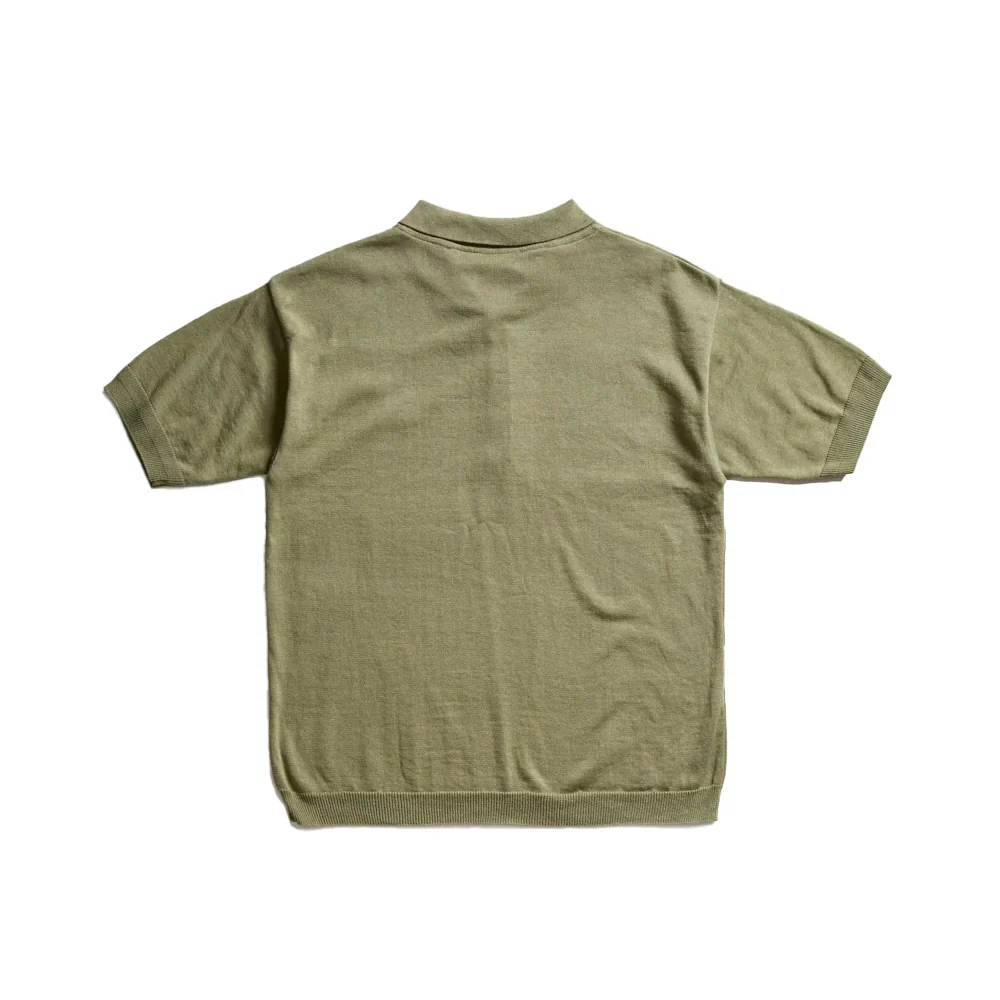 Addict Clothes - Short Sleeve Polo - Faded Green - Image 7
