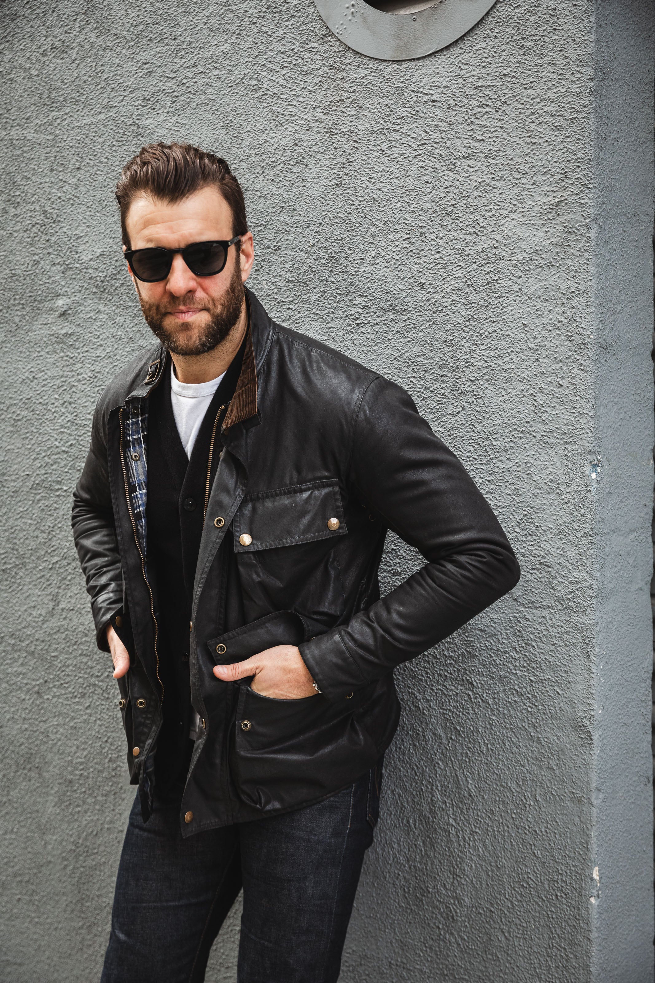 Addict Clothes - Waxed BMC Jacket - Black - Image 2