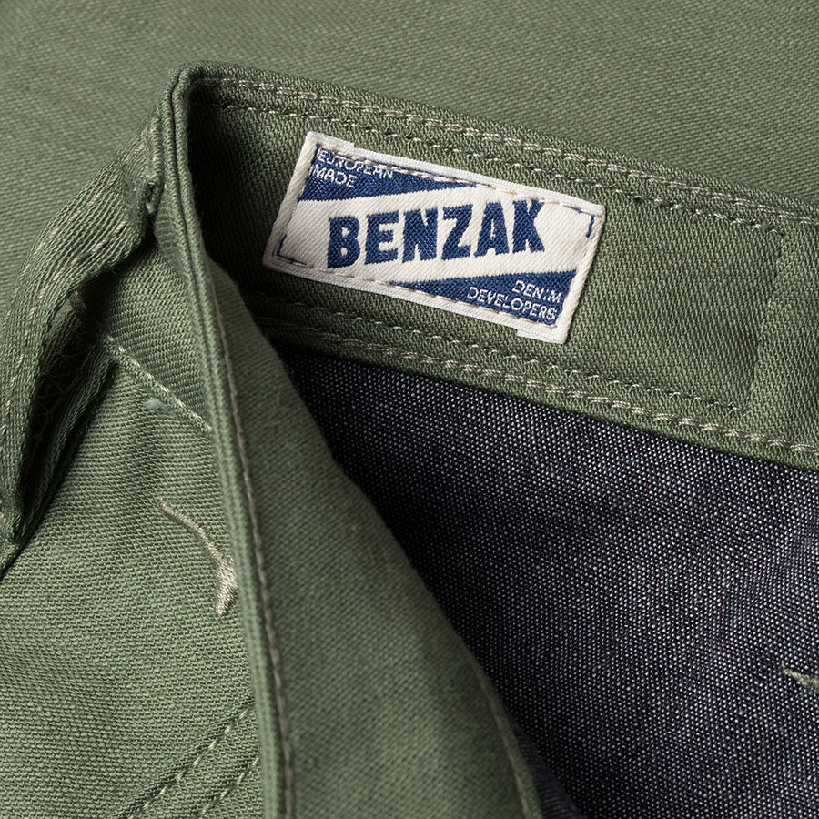 Benzak Denim Developers - BC-01 - TAPERED CHINO - 10 oz. Army Green Military Twill - Image 10