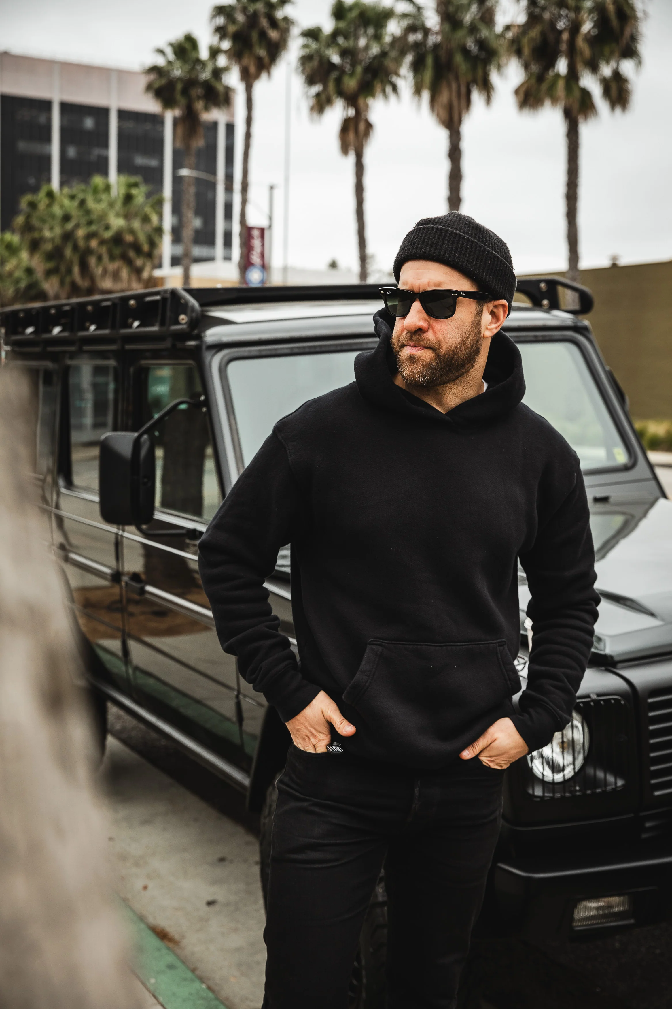 ButterScotch - Heavyweight Pull Over Hoodie - Black - Image 2