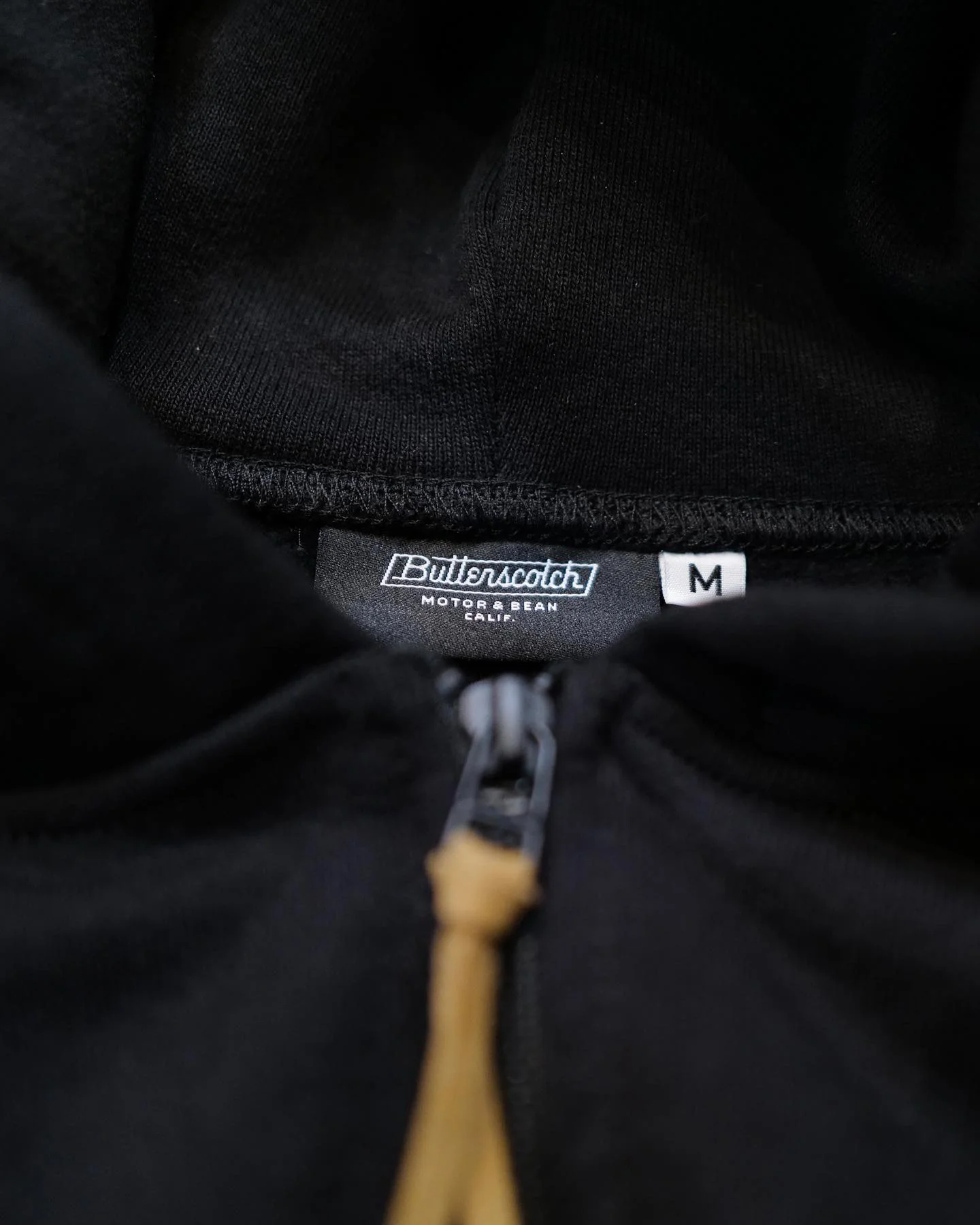 ButterScotch - Heavyweight Zip Hoodie - Black - Image 9