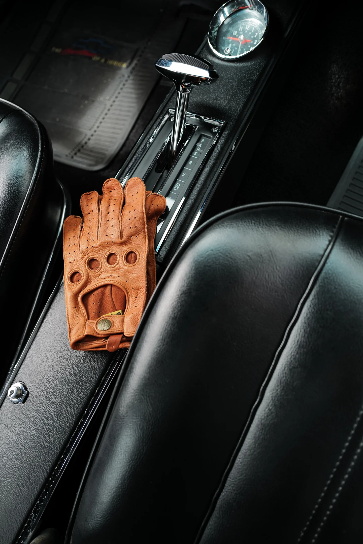 Goldtop England - Deerskin Leather Driving Gloves - Tan - Image 2