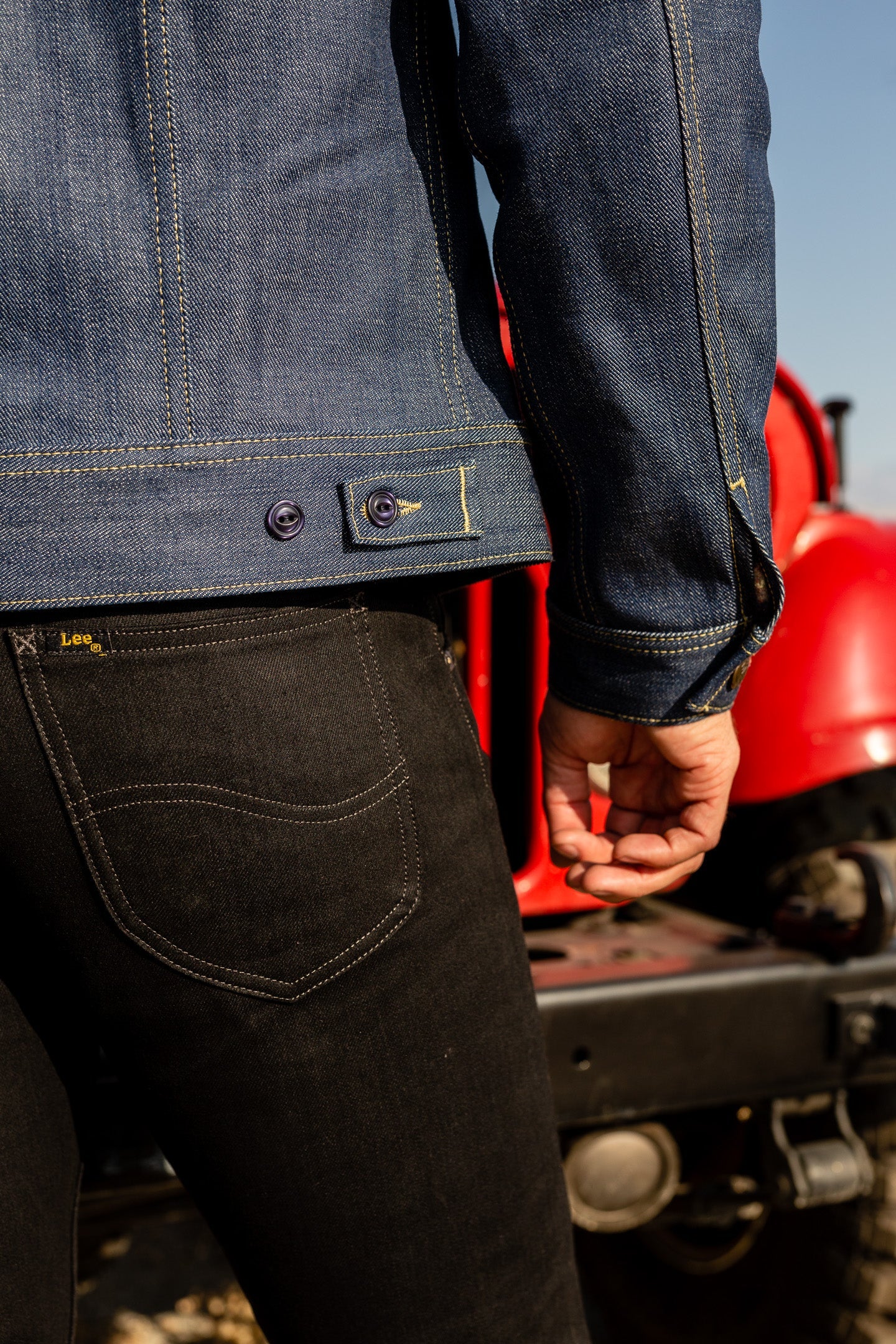 Lee 101 - Rider - 13oz Black Selvedge - Image 11