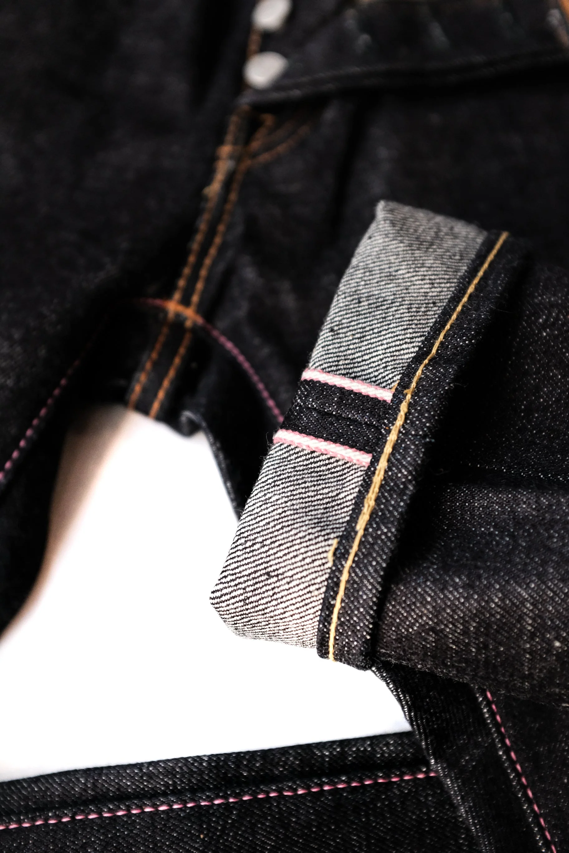 Momotaro - High Tapered - 15.7oz Zimbabwe w/ Battle Stripes - Image 11