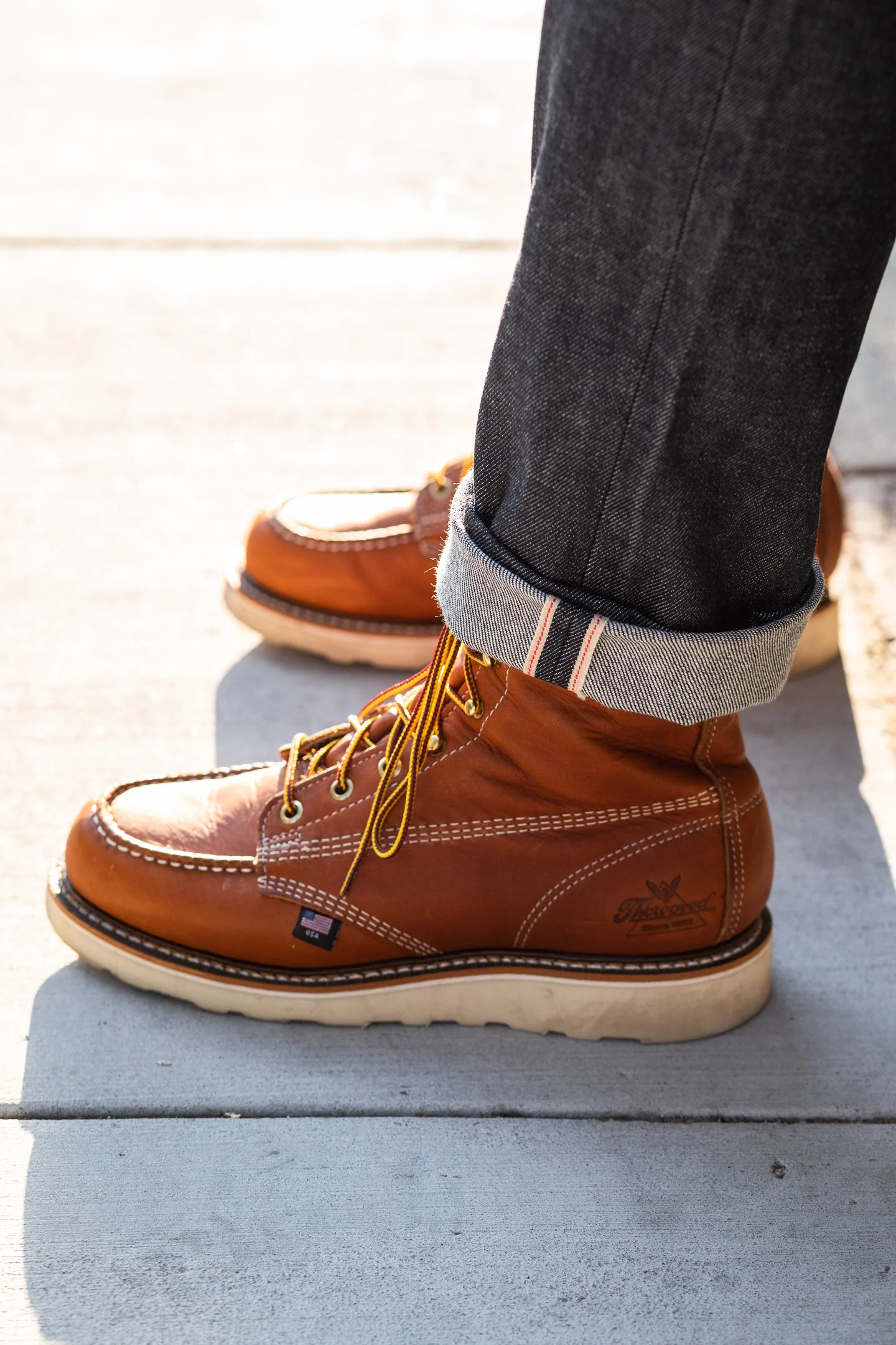 Thorogood Boots - American Heritage 6" Tobacco Moc Toe - Image 3